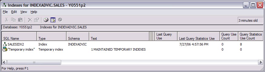 MTI detail showing SQL name, type, schema, text, and query use