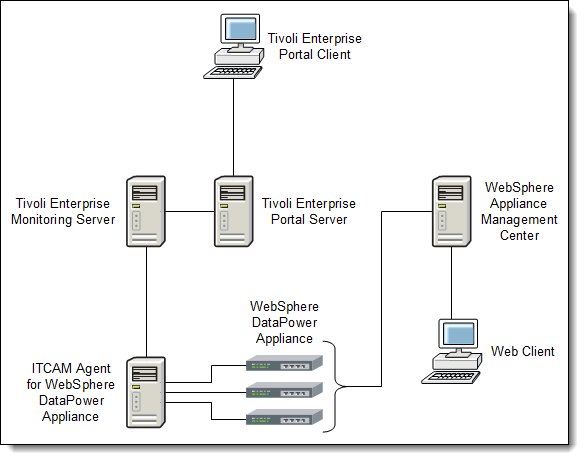 WebSphere Appliance Management Center system architecture
