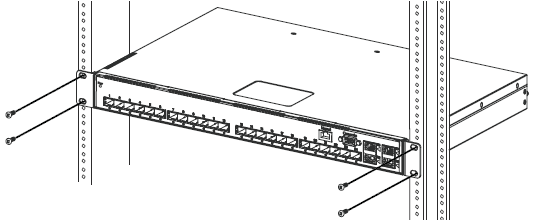 IBM Ethernet Switch B24X rack mount kit