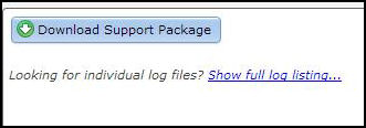 Show full log listing option