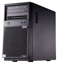 The IBM System x3100 M5 (compact mini-tower shown)