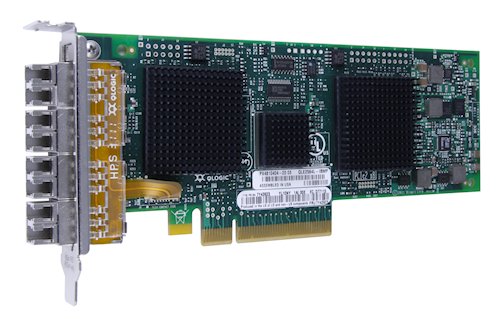 PCIe2 LP 8Gb 4-port Fibre Channel Adapter (feature EN0Y)