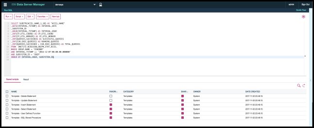 Screen capture showing the SQL editor prepared to rerun a query,