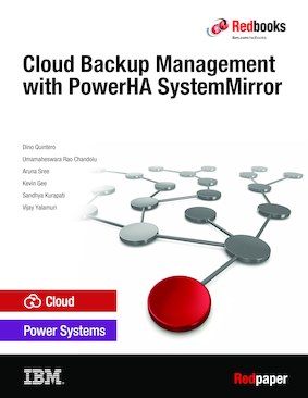 Manajemen Pencadangan Cloud dengan PowerHA SystemMirror